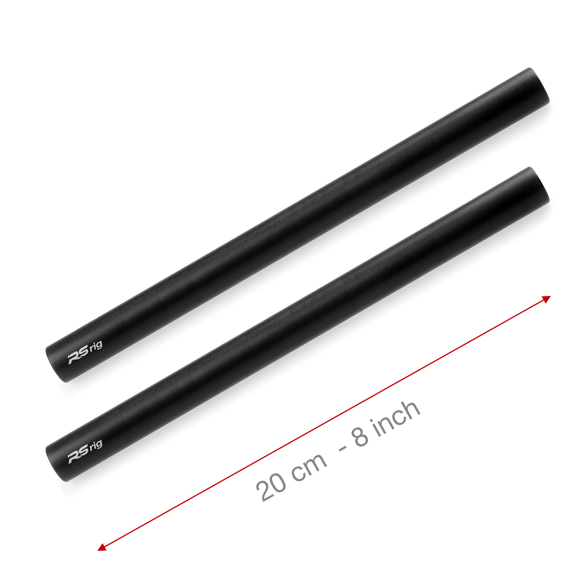 RSRIG Aluminum Alloy 15mm Rods ( M12 20cm 8inch ) 1051